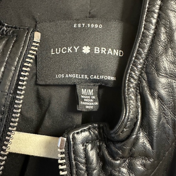 Black leather jacket - Picture 2 of 4